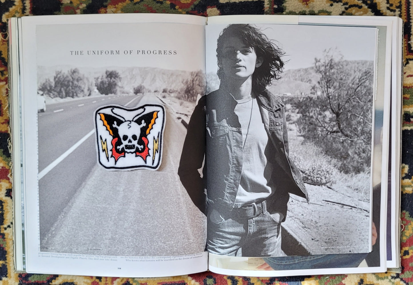 Patch brodé " Butterfly" - PUNK & COTON