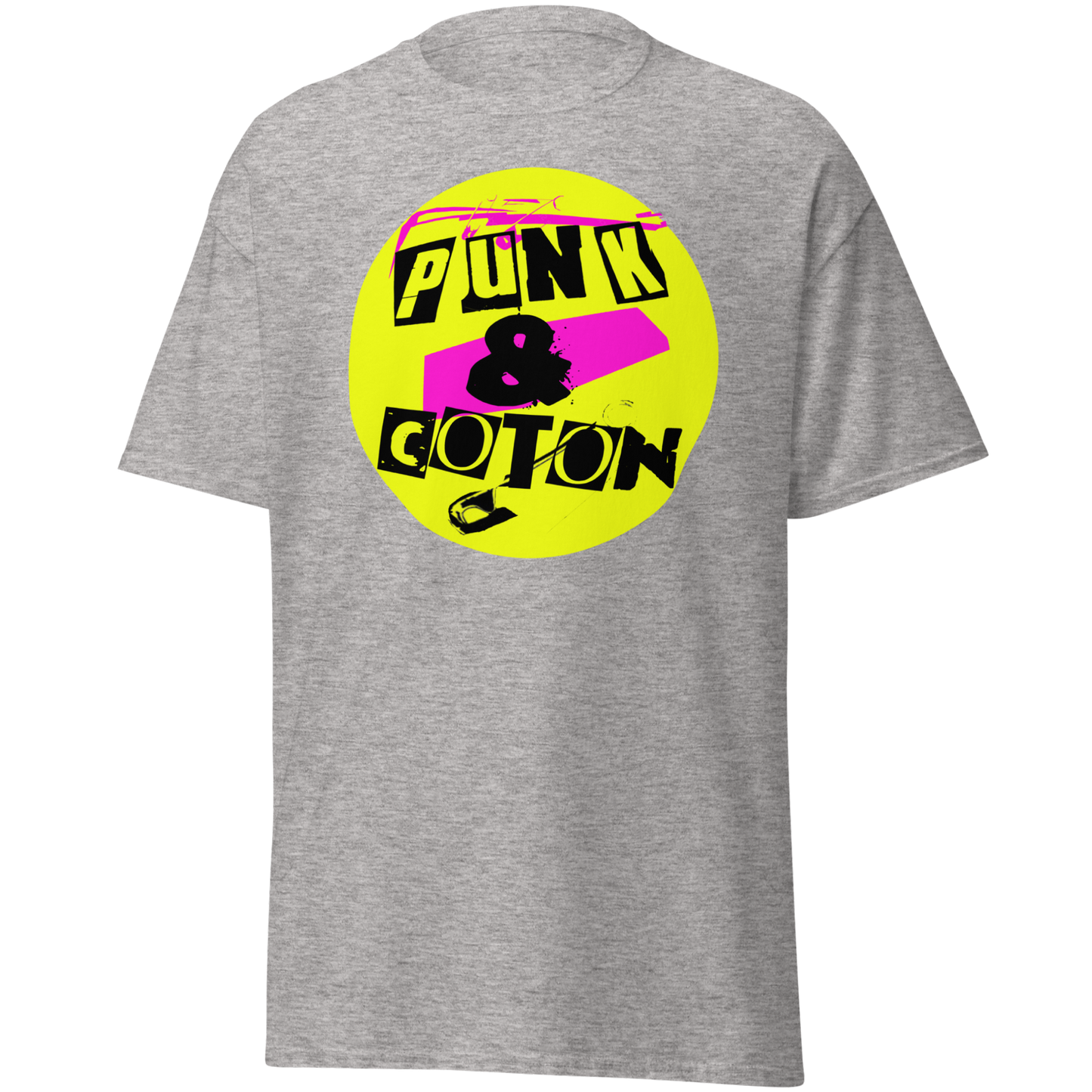 T-shirt PUNK and COTON original GREY - PUNK & COTON