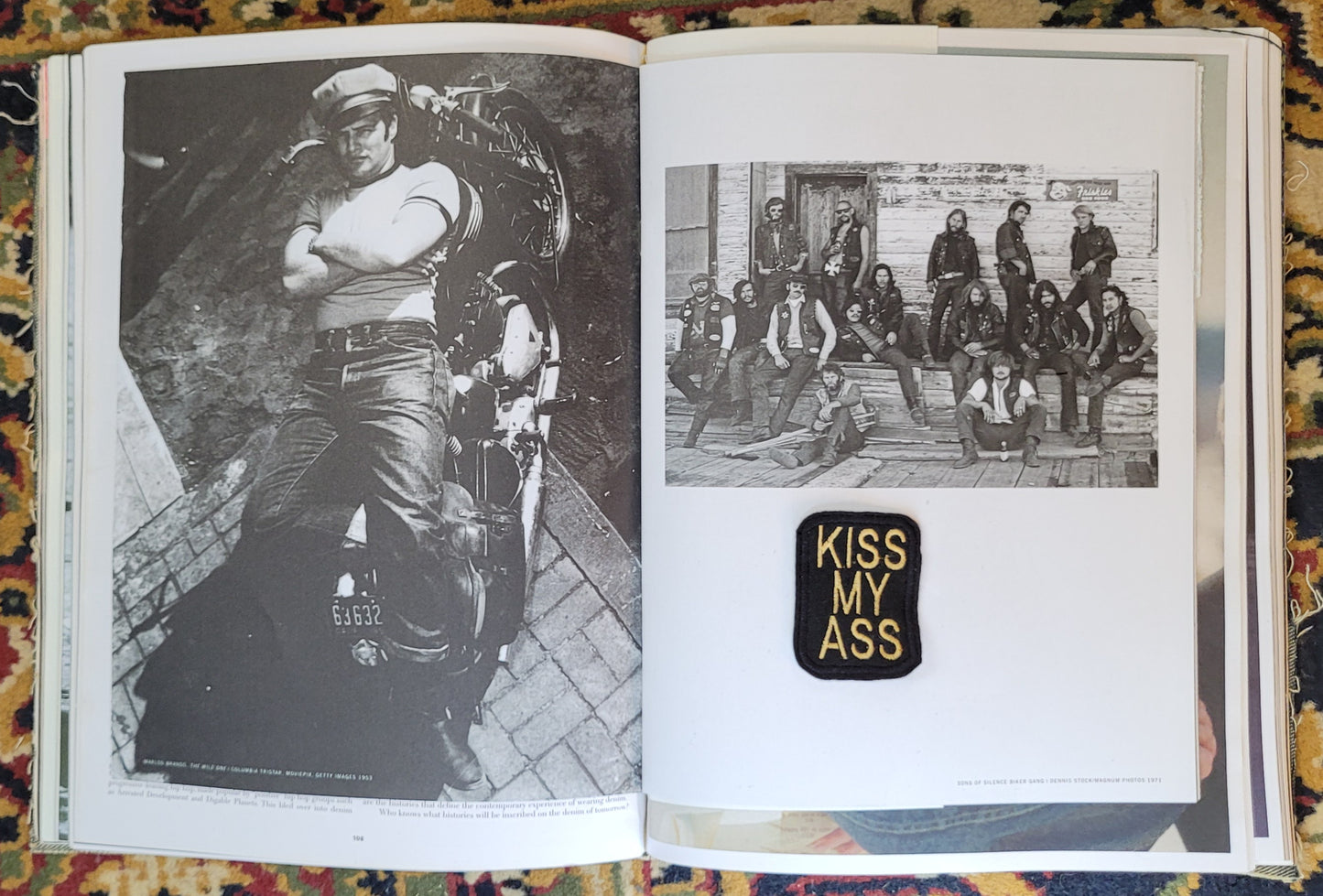 Patch Brodé Kiss My Ass - PUNK & COTON