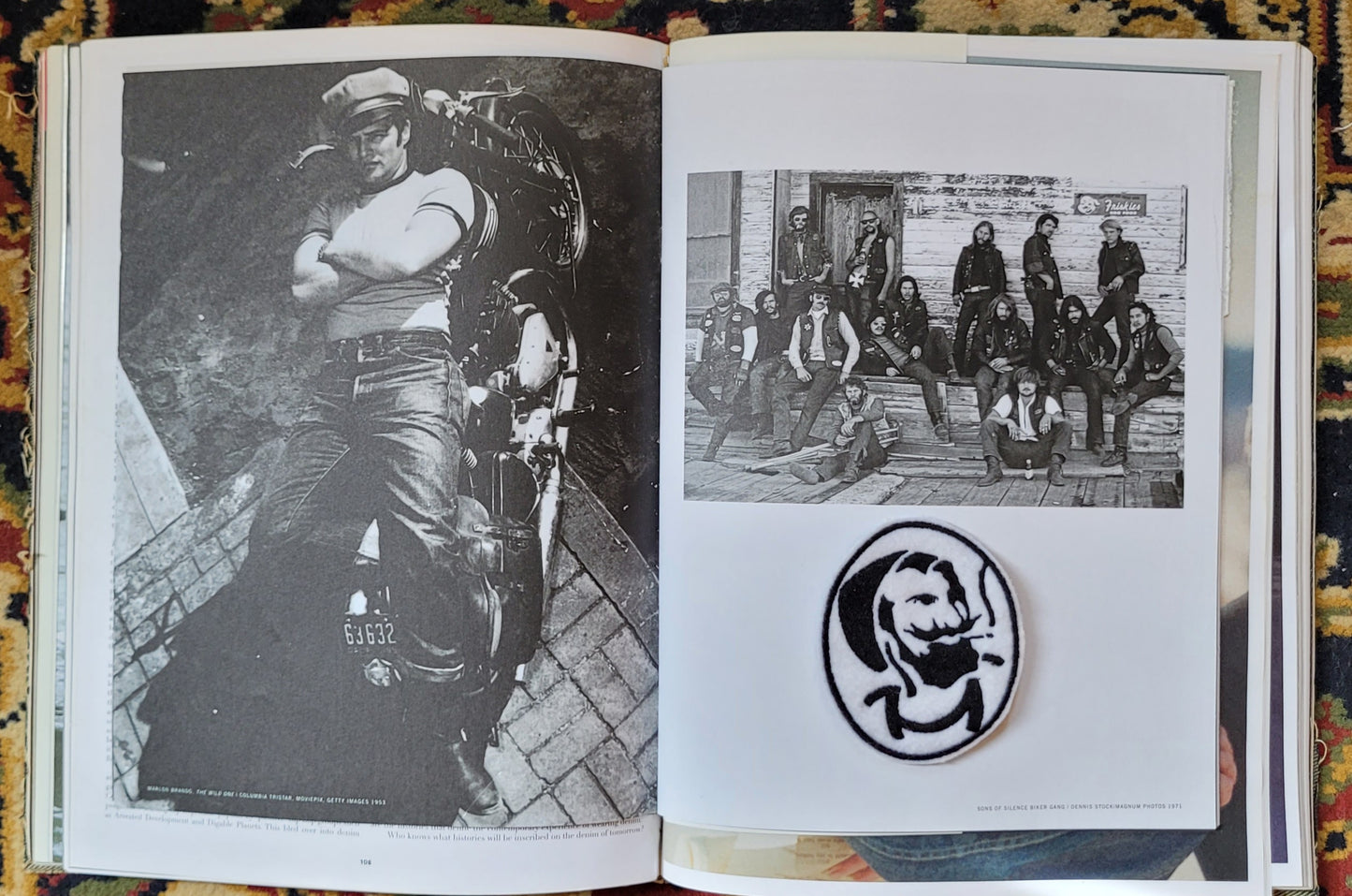 Patch brodé "ZIG ZAG" - PUNK & COTON