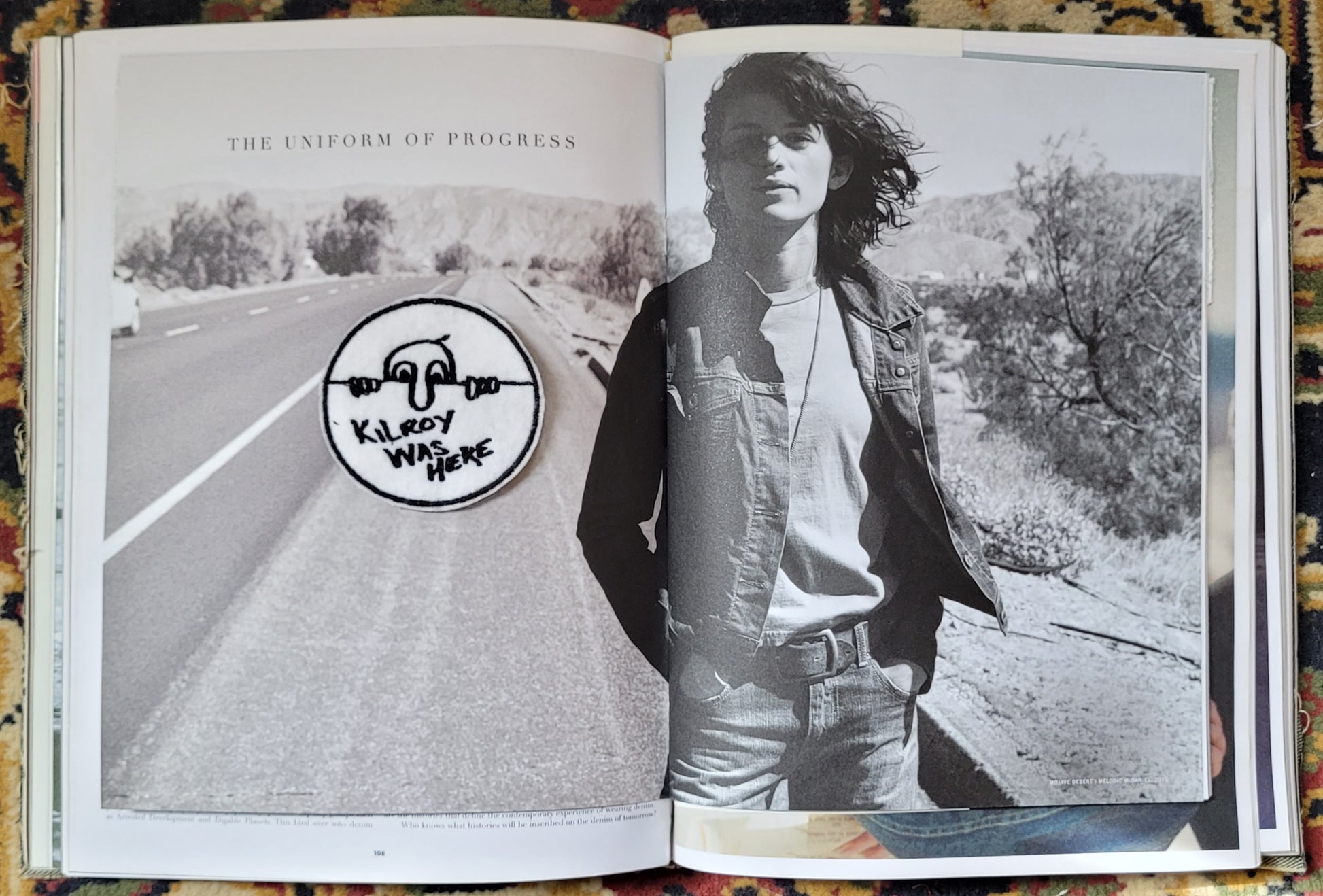 Patch Brodé Kilroy Was Here - PUNK & COTON