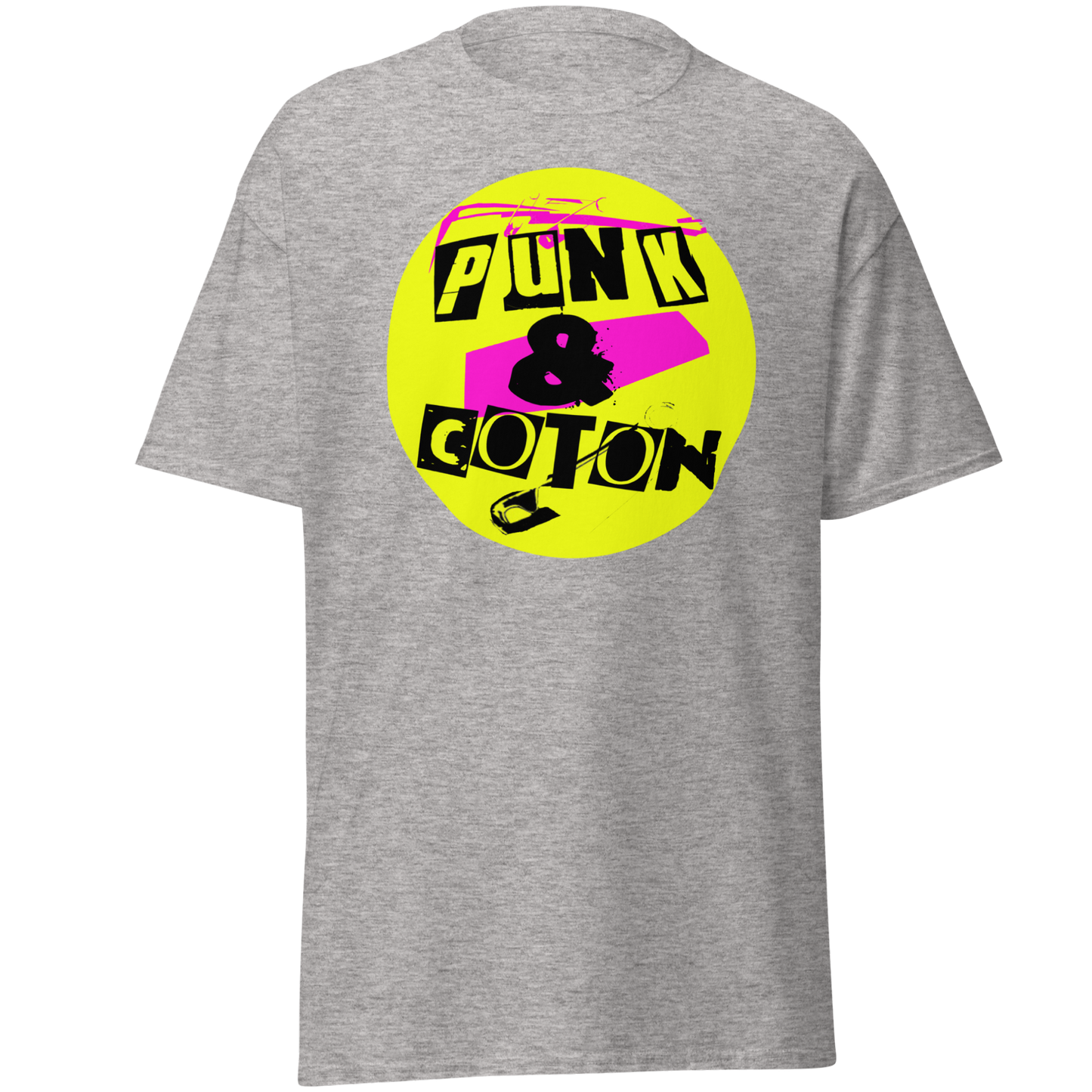 T-shirt PUNK and COTON original GREY - PUNK & COTON