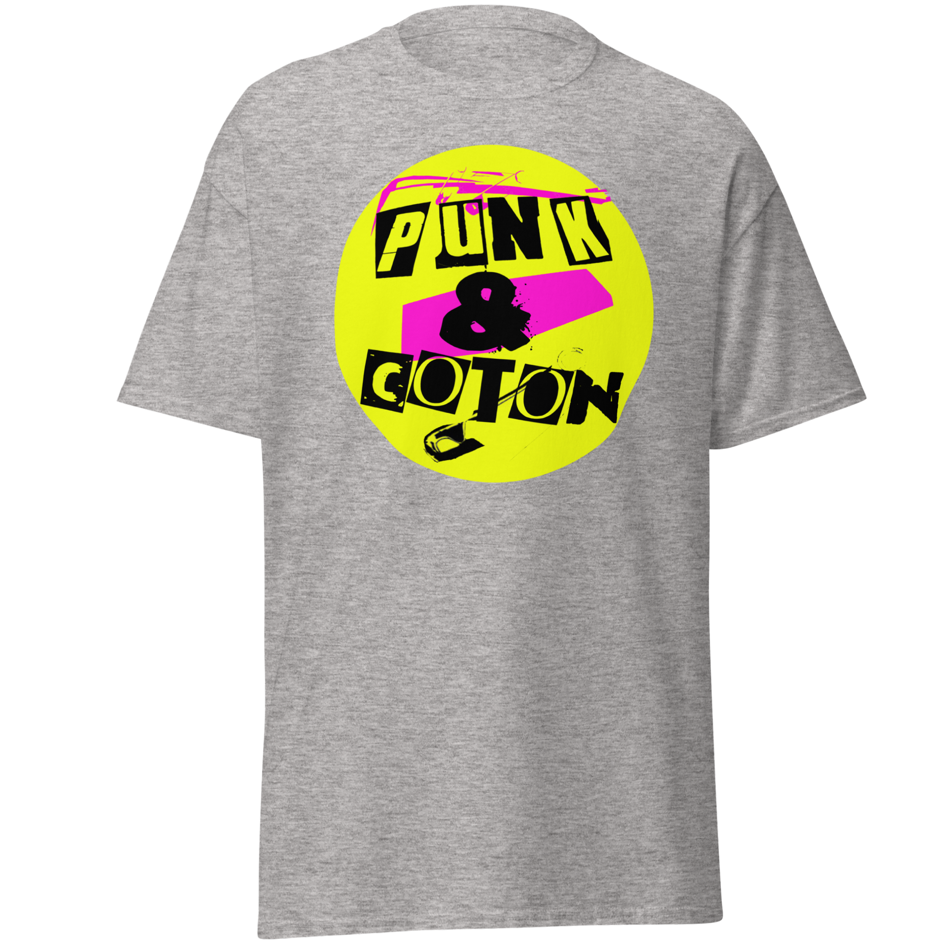 T-shirt PUNK and COTON original GREY - PUNK & COTON