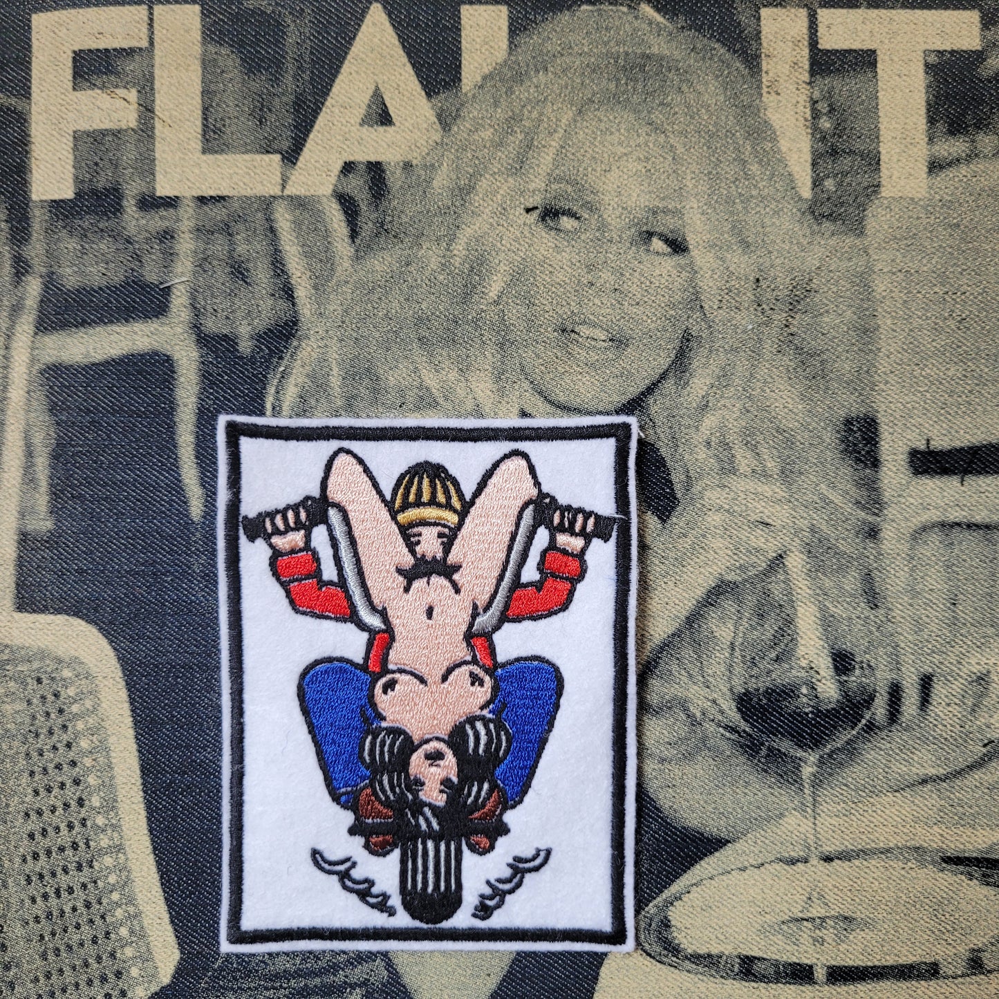 Patch Brodé Biker loves s... - PUNK & COTON