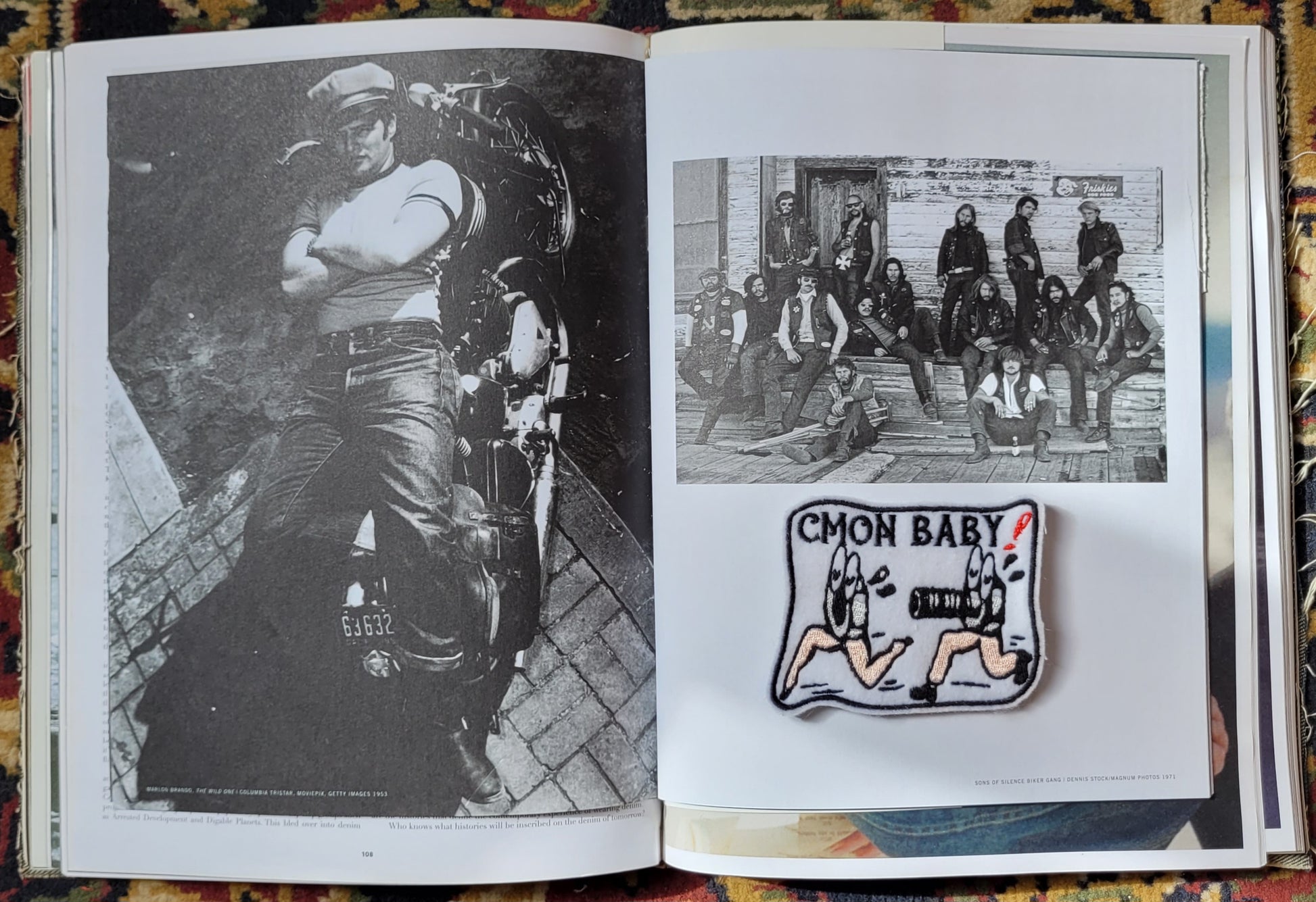 Patch brodé "C'mon baby!" Boulon / Écrou - PUNK & COTON