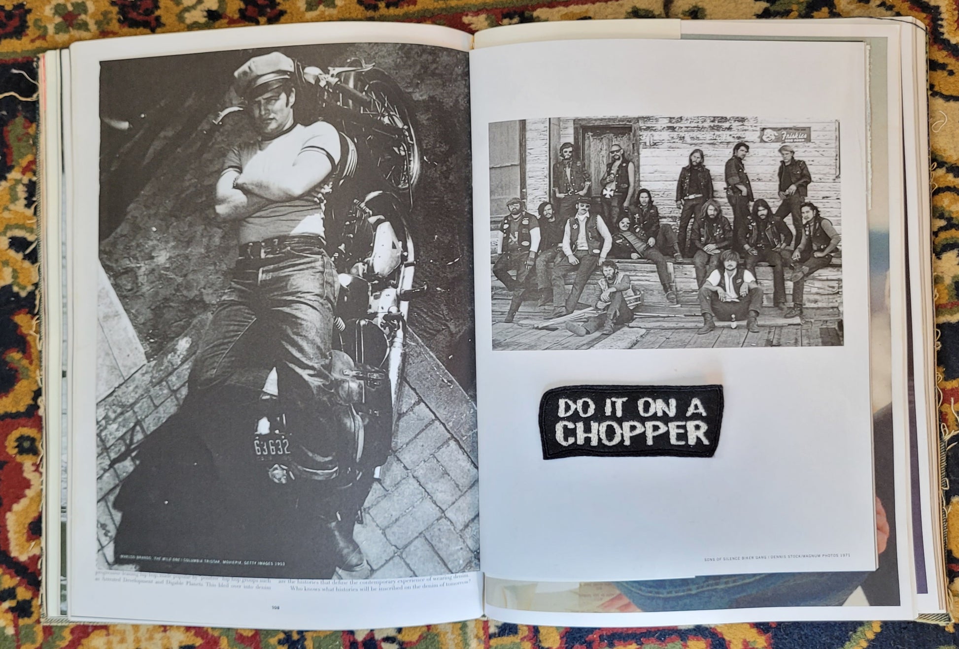 Patch Brodé Do it on a chopper - PUNK & COTON