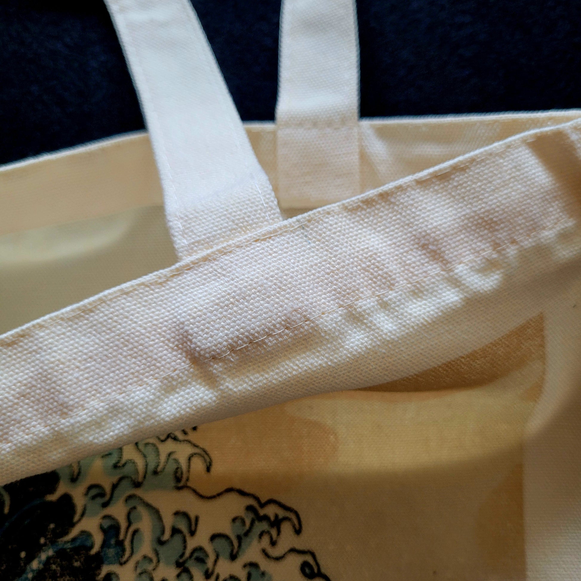 Eco Tote Bag "LA GRANDE VAGUE DE KANAGAWA" par HOKUSAI - PUNK & COTON