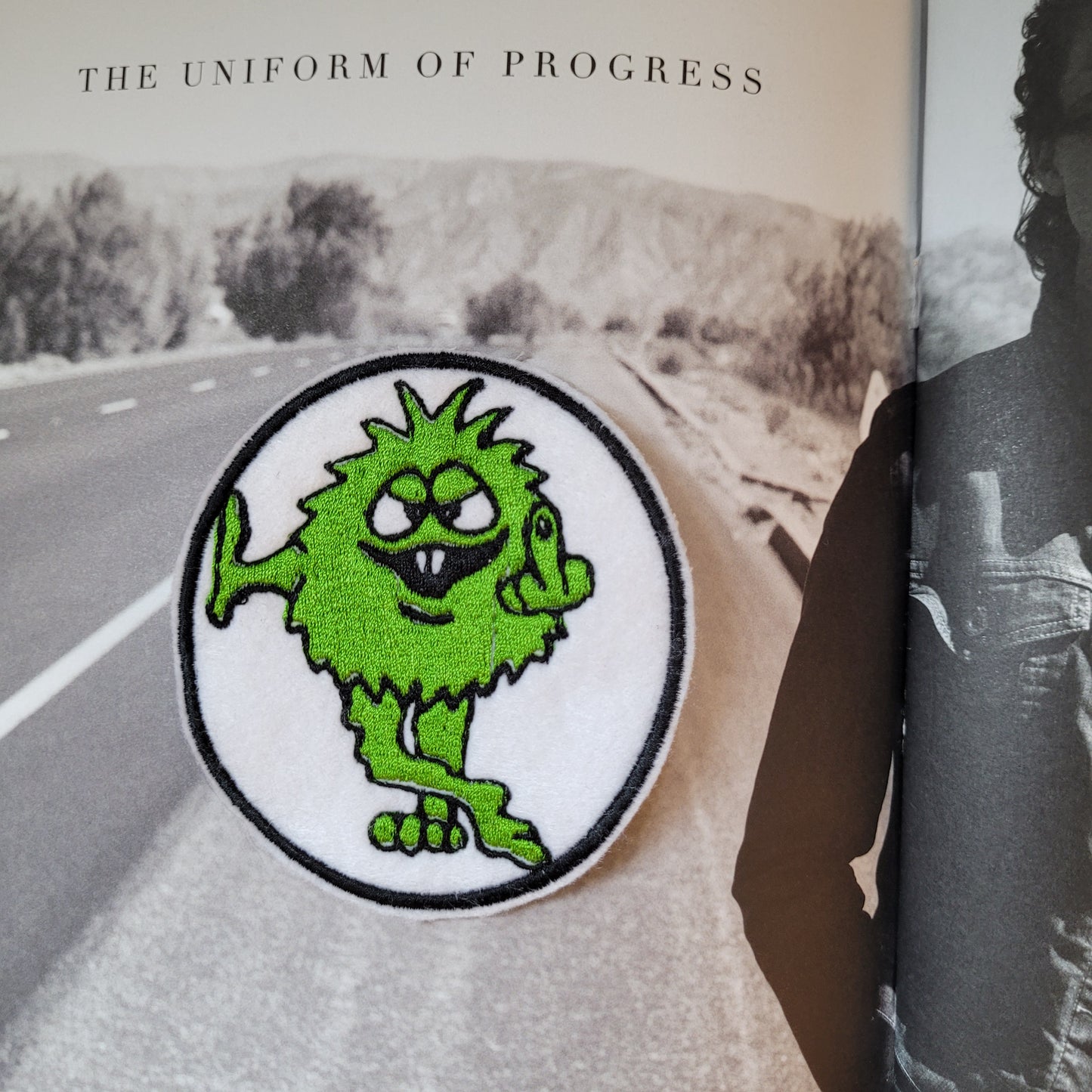 Patch Brodé Green Man pour les écolos - PUNK & COTON