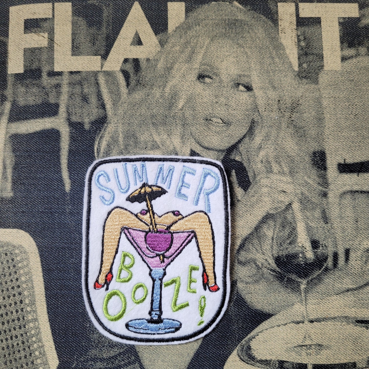 Patch brodé "Summer booze" - PUNK & COTON