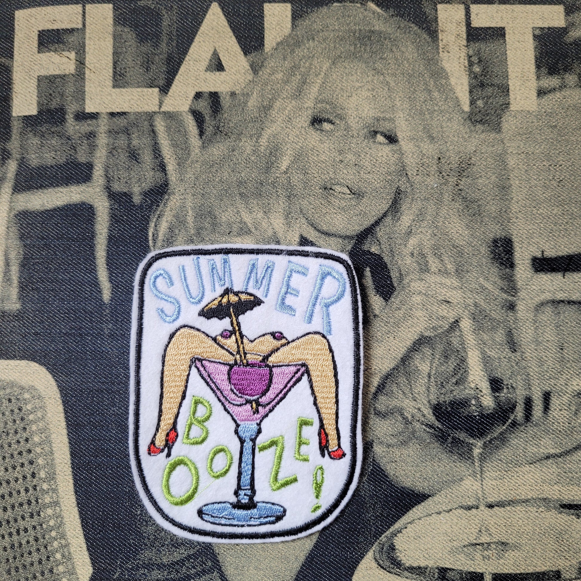 Patch brodé "Summer booze" - PUNK & COTON