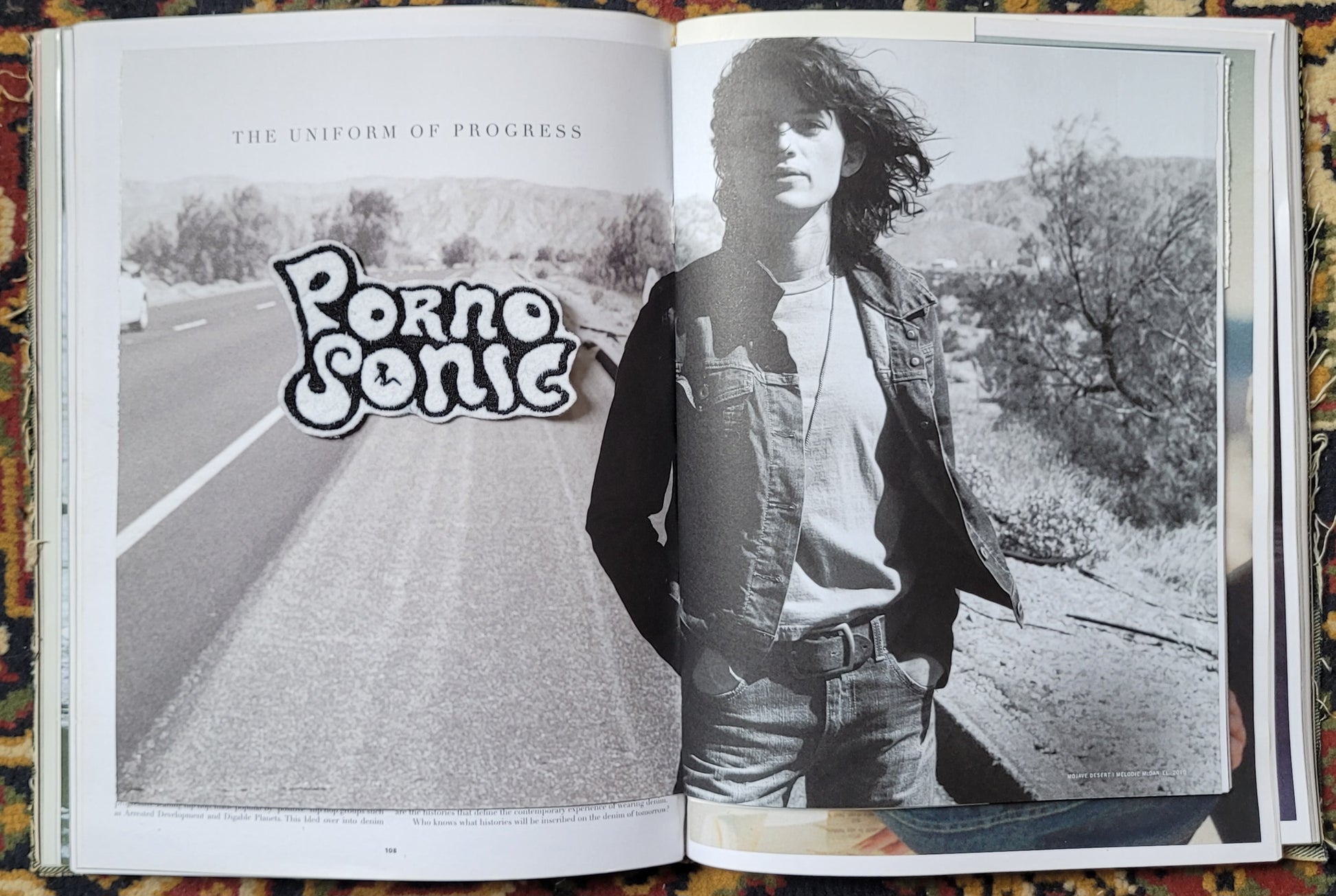 Patch Brodé Porno Sonic Version Black / White - PUNK & COTON