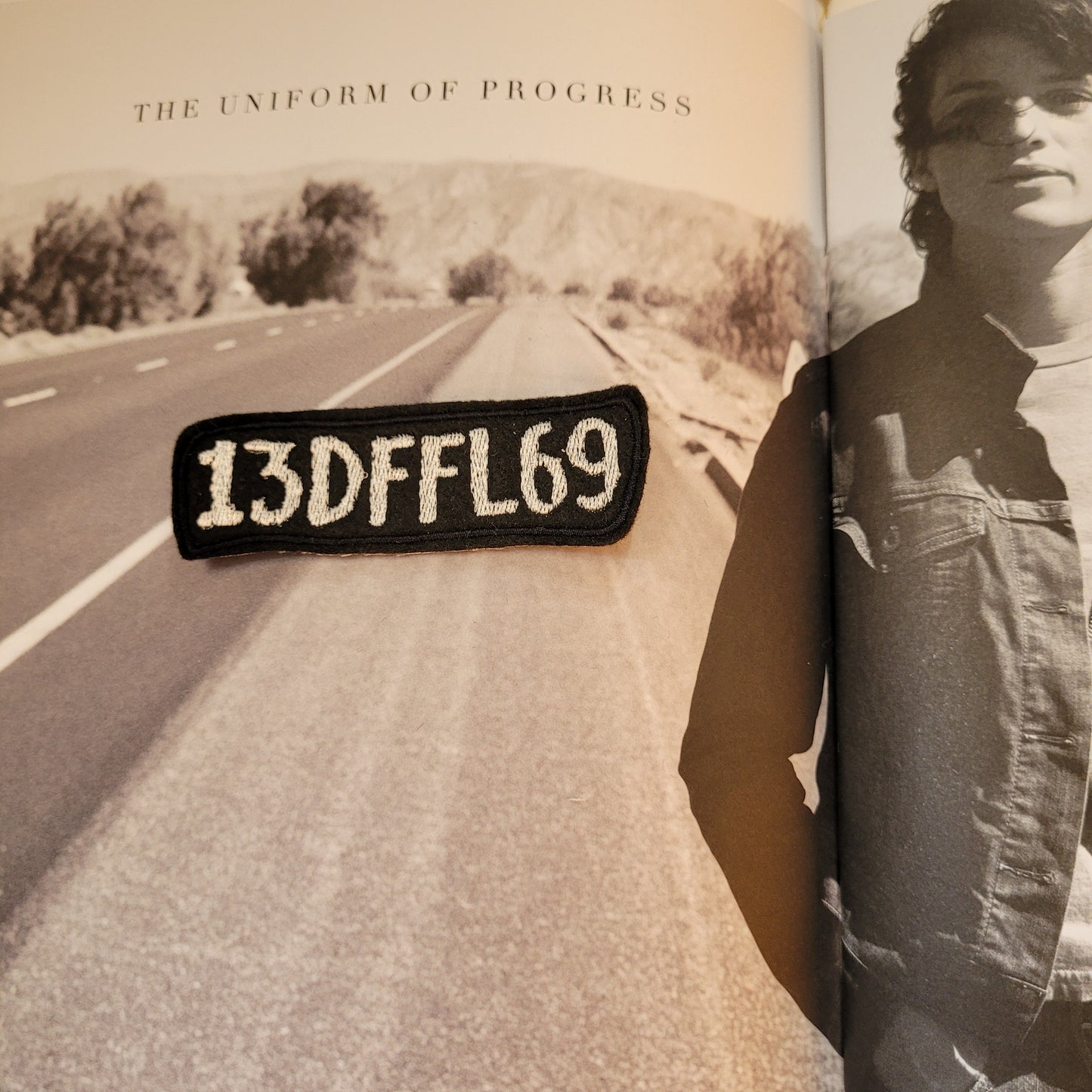 Patch Brodé 13DFFL69 Version Noir/Blanc - PUNK & COTON