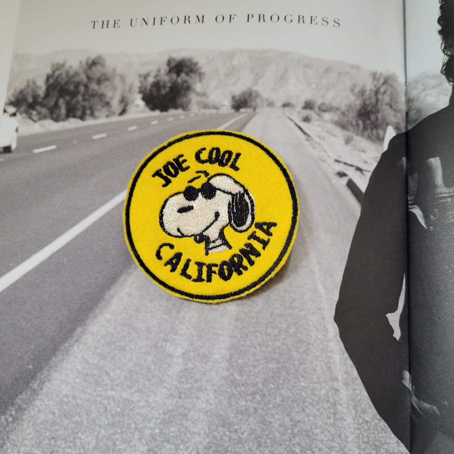 Patch Brodé Snoopy "Joe  Cool Caliornia" - PUNK & COTON