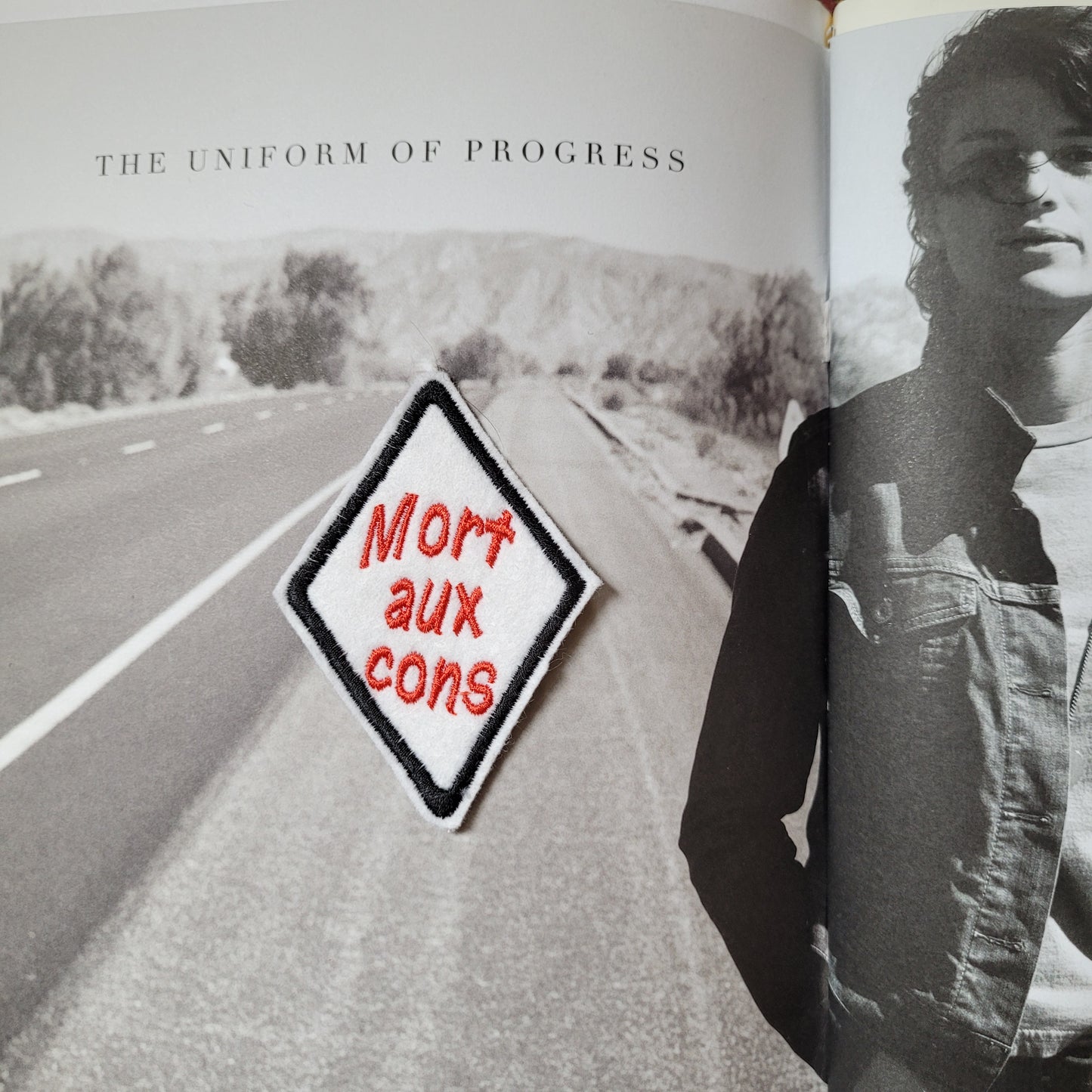 Patch Brodé Morts aux Cons ( Losange) - PUNK & COTON