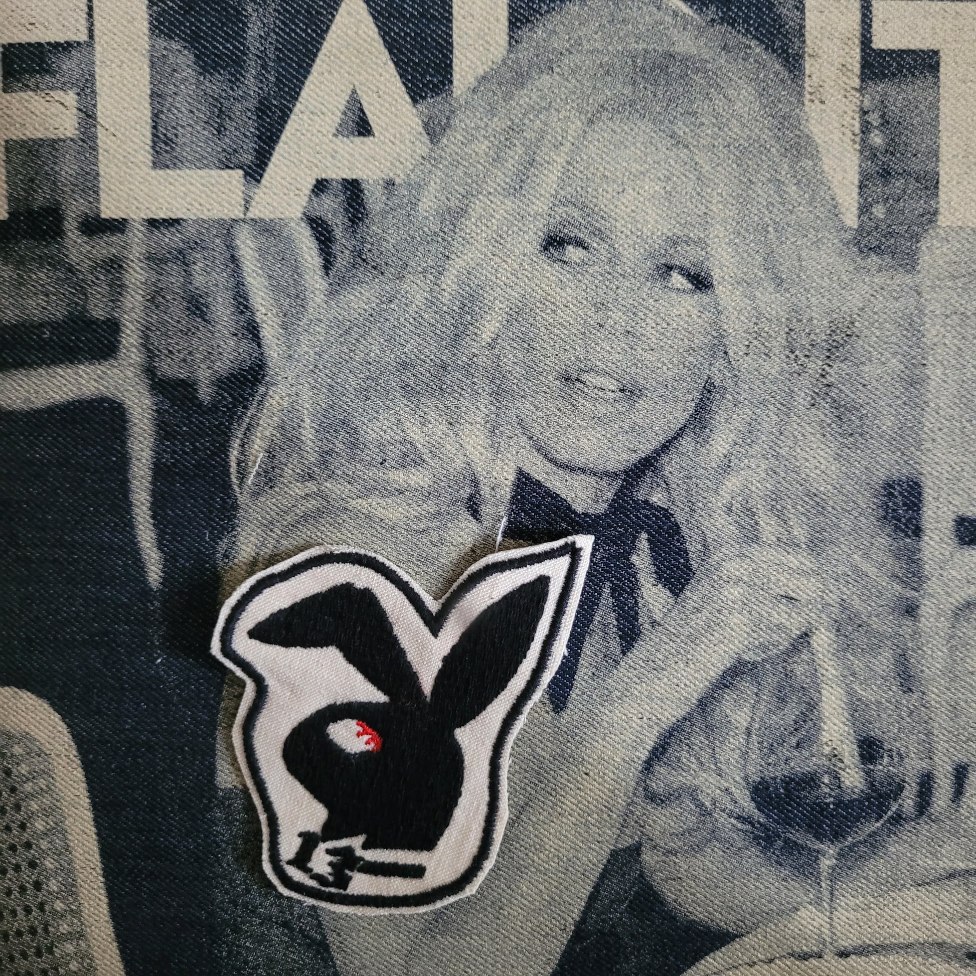 Patch Brodé Old vintage coton Playbadboy Rabbit 13 Punk and Coton - PUNK & COTON