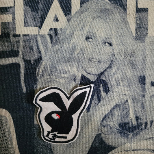 Patch Brodé Old vintage coton Playbadboy Rabbit 13 Punk and Coton - PUNK & COTON