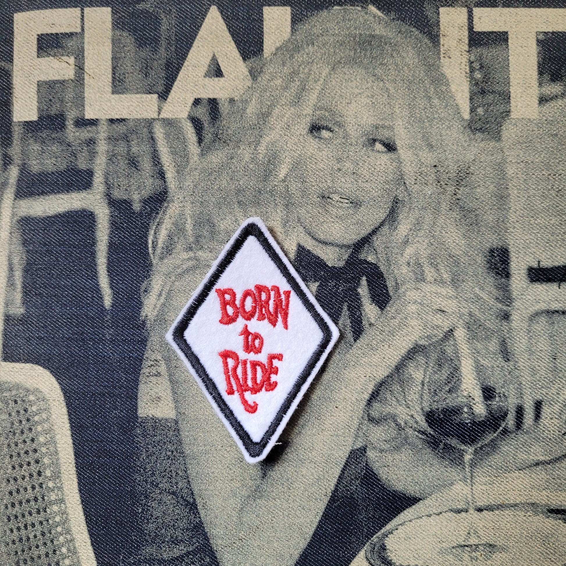 Patch Brodé Born to Ride - PUNK & COTON