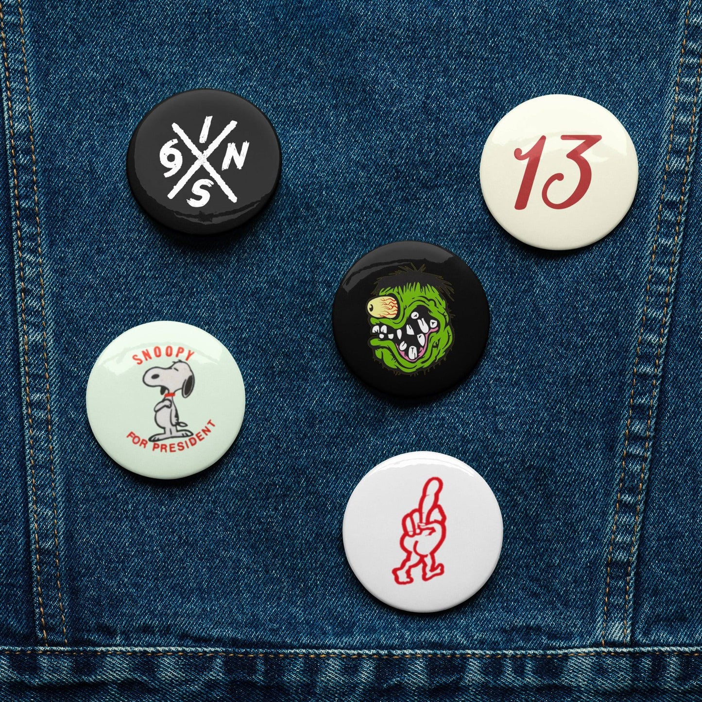 Subculture set of badges - L'Insoumis Clothing