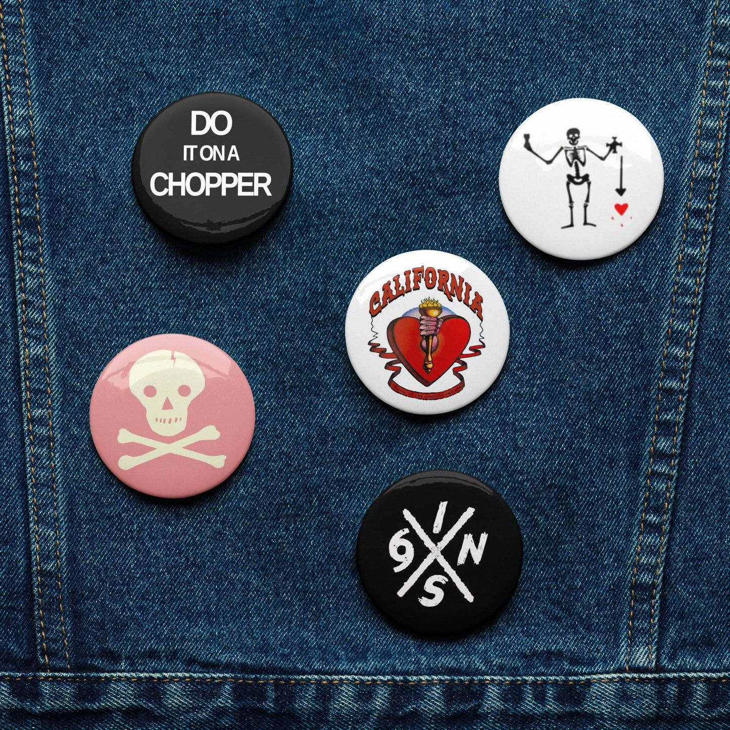 Subculture set of badges - L'Insoumis Clothing