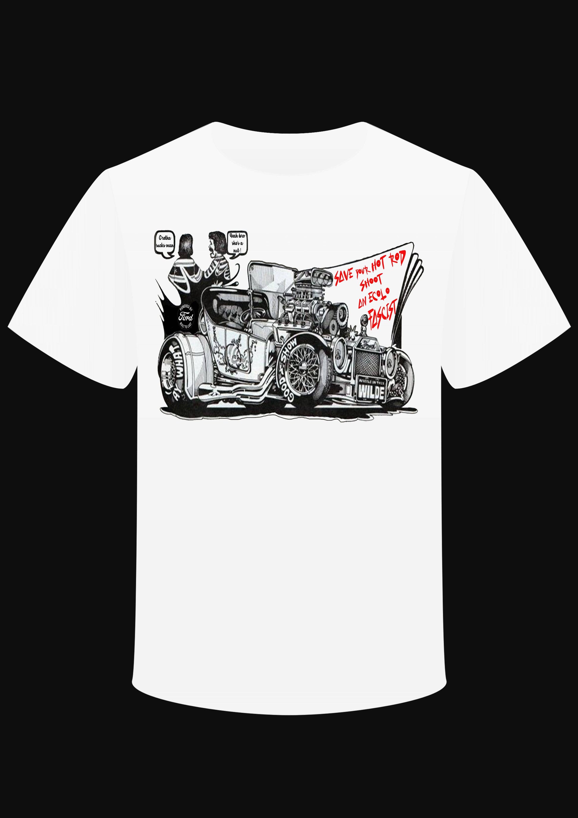 T-shirt " Save your Hot Rod" - L'Insoumis Clothing