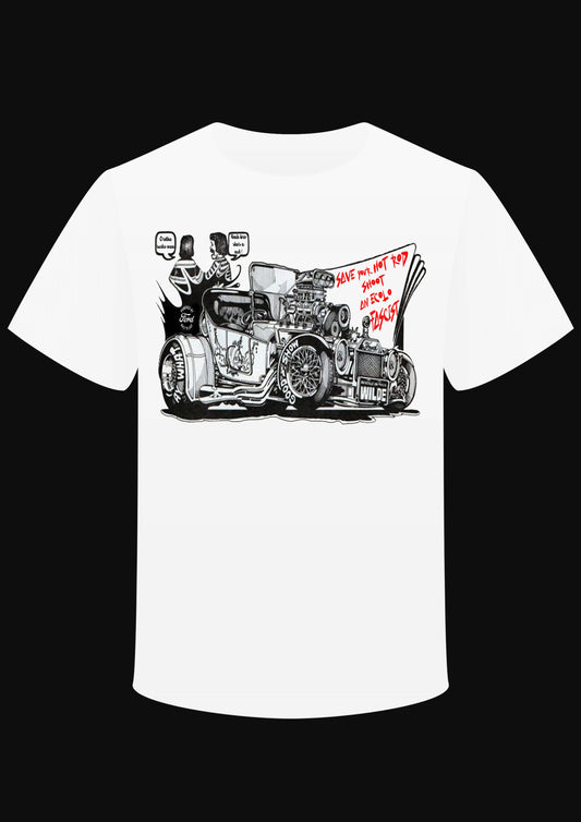 T-shirt " Save your Hot Rod" - L'Insoumis Clothing