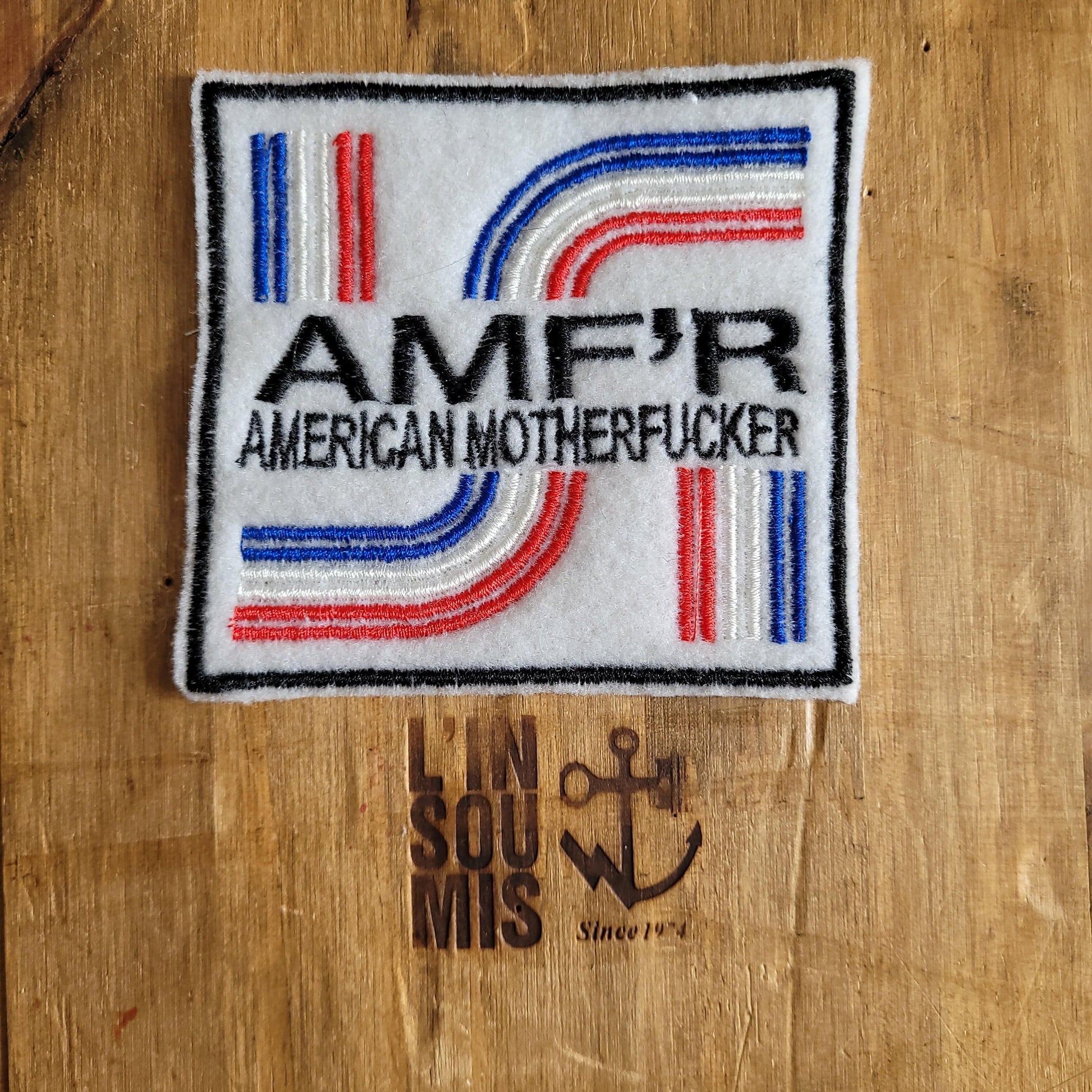 AMF'R version blanche (AMERICAN MOTHERFUCKER) - L'Insoumis Clothing