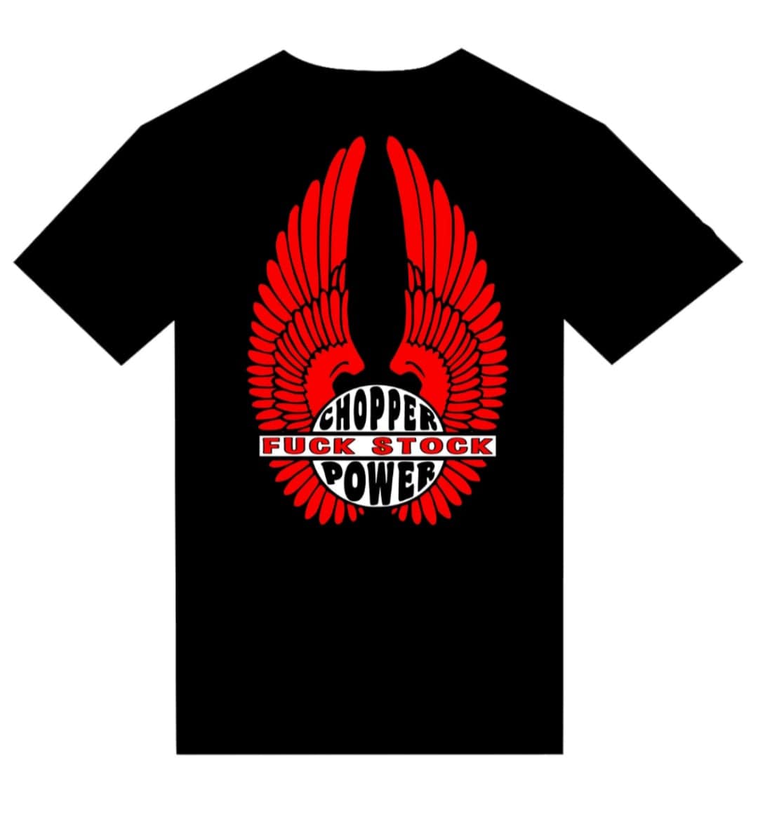 T-shirt "Chopper Power Fuck Stock" - L'Insoumis Clothing