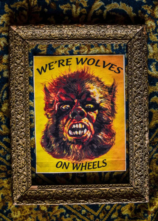 Backpatch "We're Wolves On Wheels" - L'Insoumis Clothing