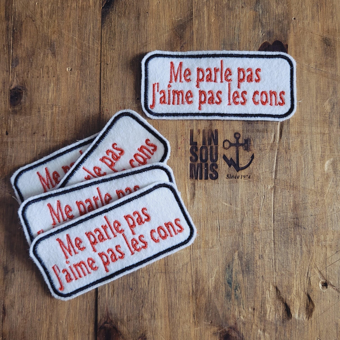 Me parle pas J'aime pas les cons (2nd Version Rouge & Blanc) - L'Insoumis Clothing