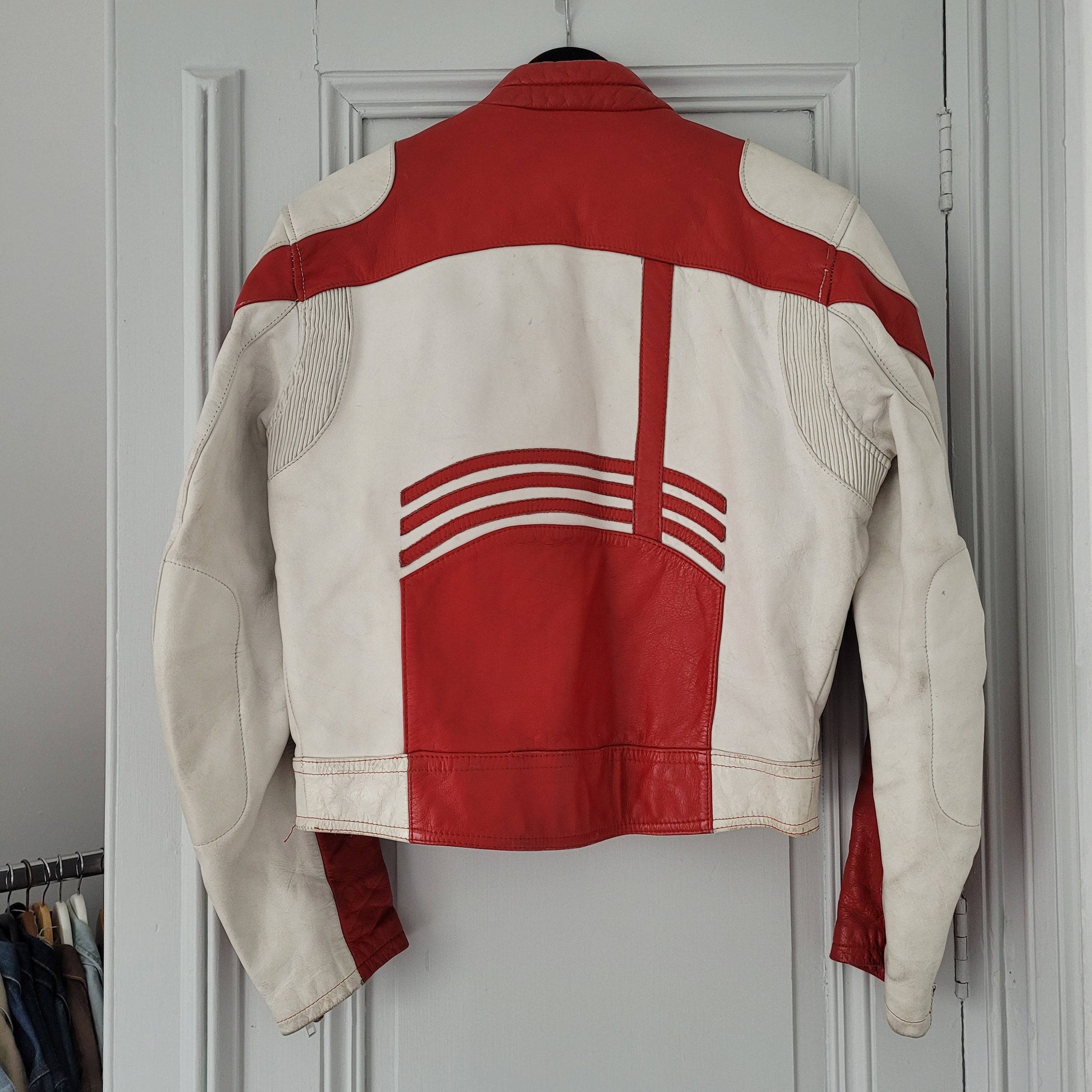 Motorbike leather jacket 80's / blouson motard années 80 - L'Insoumis Clothing