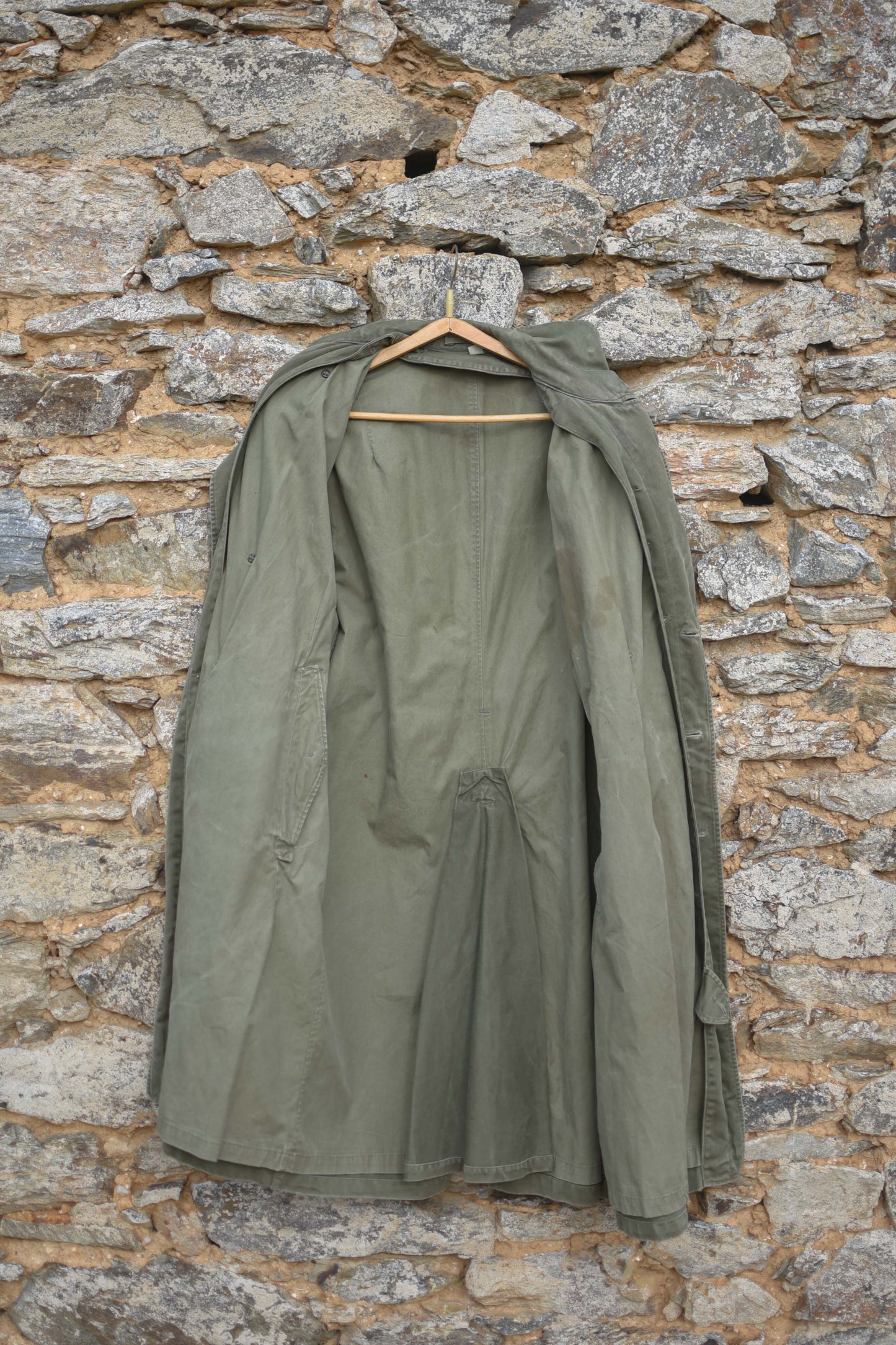 Rain overcoat US army Korea OG 107/ imperméable surveste - L'Insoumis Clothing