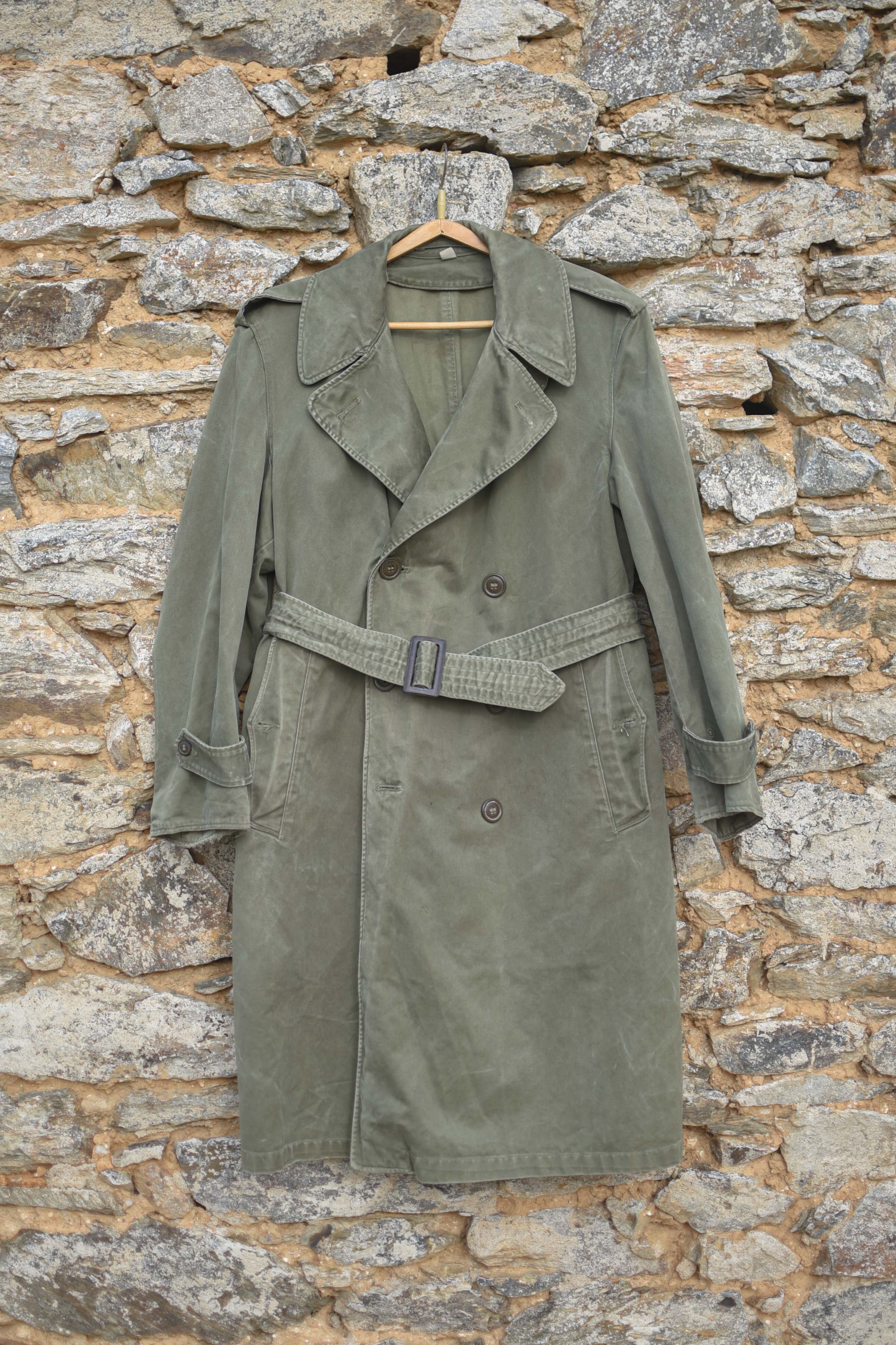 Rain overcoat US army Korea OG 107/ imperméable surveste - L'Insoumis Clothing