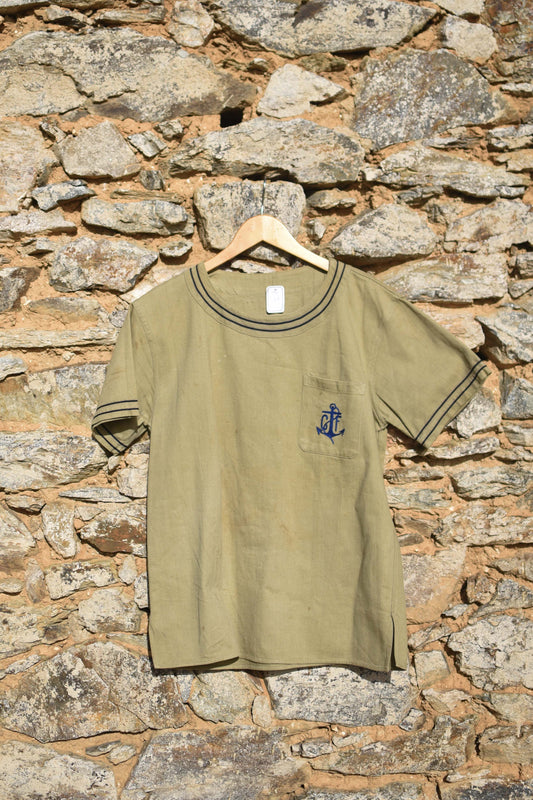 30's/40'S french sailor shirt / Marinière années 30/40 marine nationale - L'Insoumis Clothing