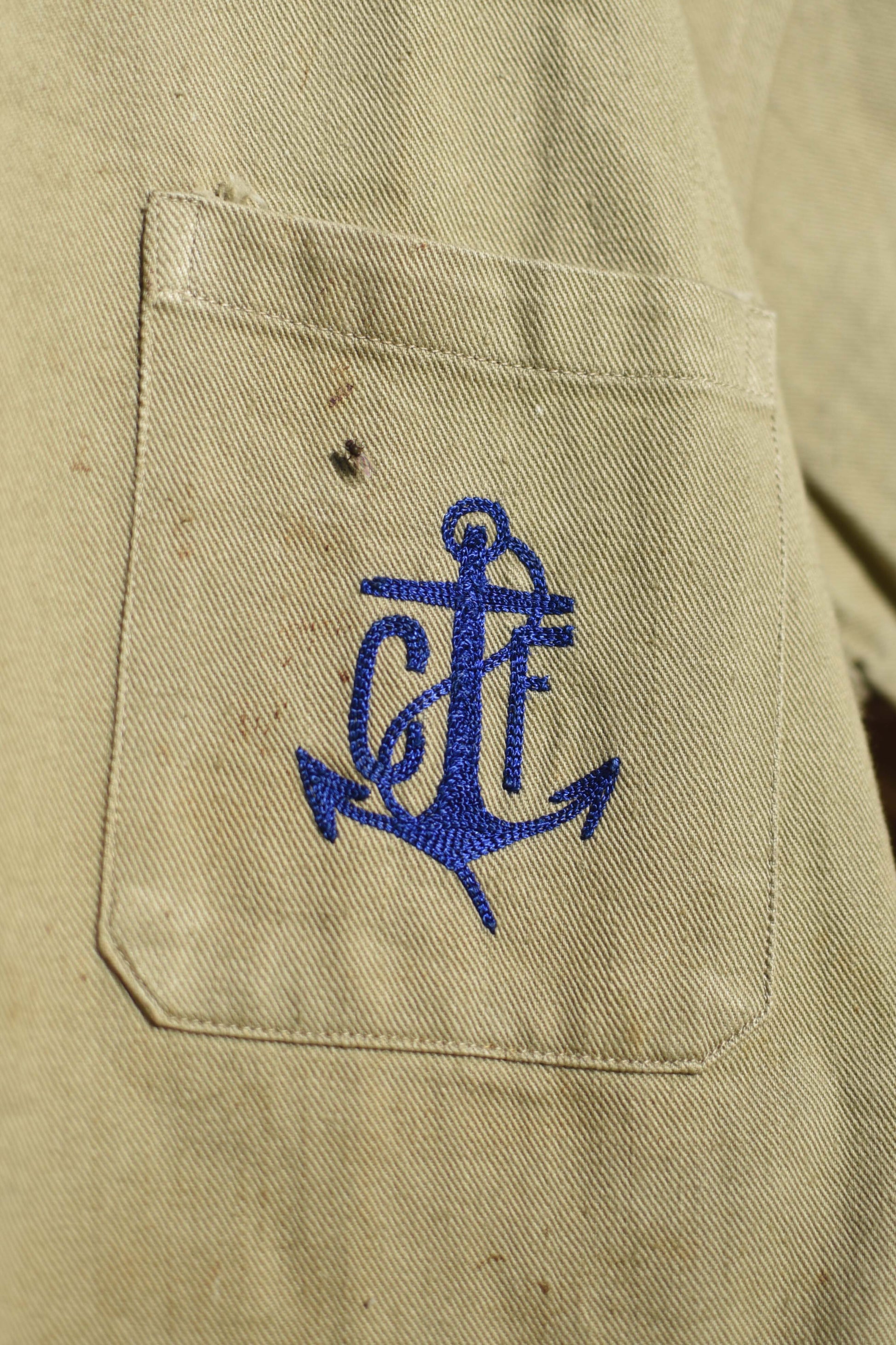 30's/40'S french sailor shirt / Marinière années 30/40 marine nationale - L'Insoumis Clothing