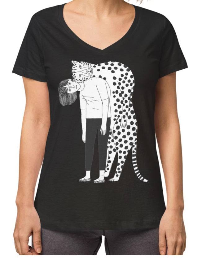 T-shirt "Panther woman" - L'Insoumis Clothing