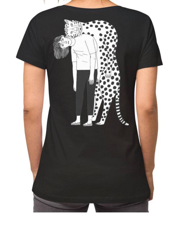 T-shirt "Panther woman" - L'Insoumis Clothing