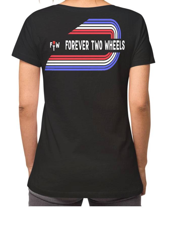 T-shirt "Forever two wheels" - L'Insoumis Clothing