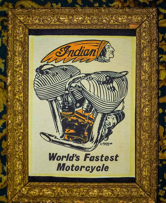 Backpatch "Indian World's Fastest Motorcycle" - L'Insoumis Clothing