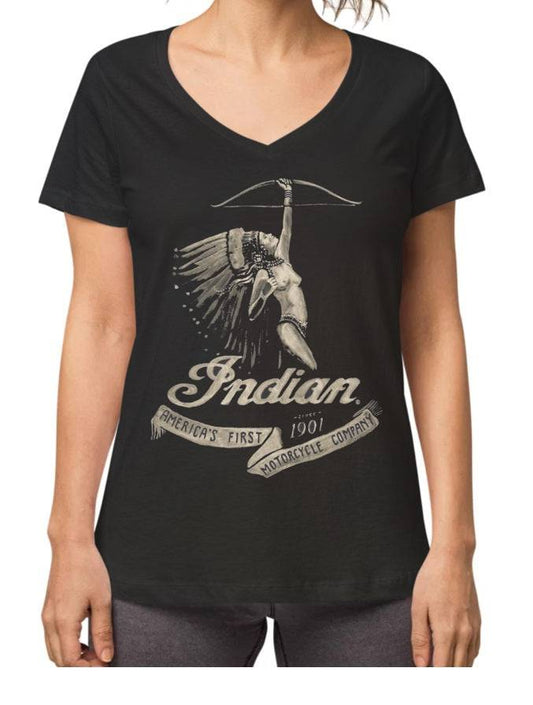 T-shirt "Indian Motorcycles." - L'Insoumis Clothing