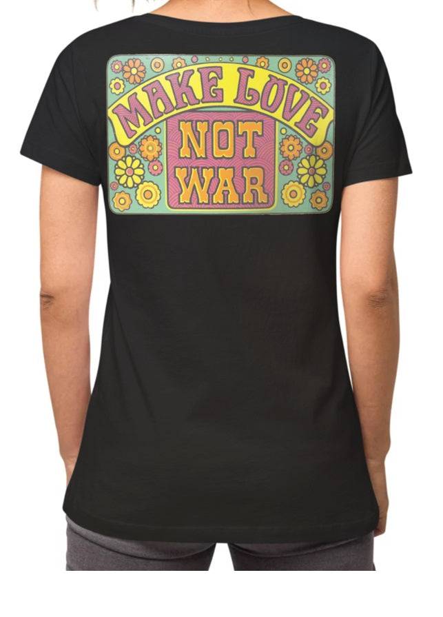 T-shirt "Make love not war" - L'Insoumis Clothing