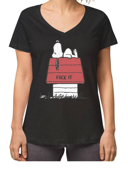 T-shirt "Snoopy f... it" - L'Insoumis Clothing