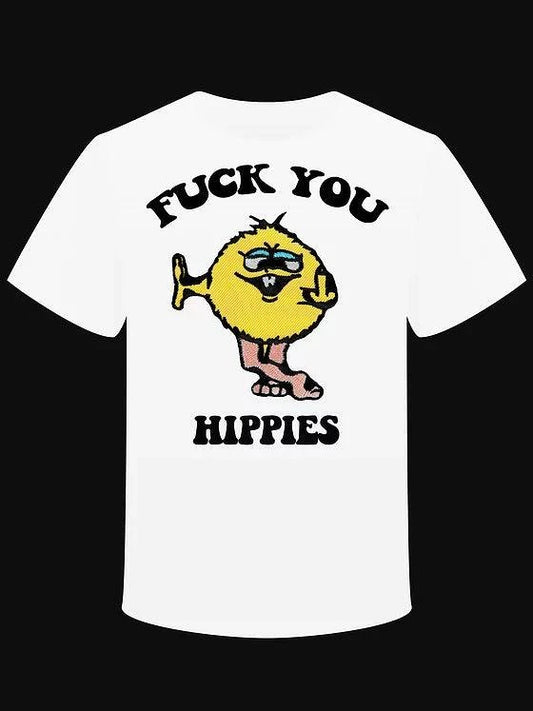 T-shirt "Fuck You Hippies" - L'Insoumis Clothing