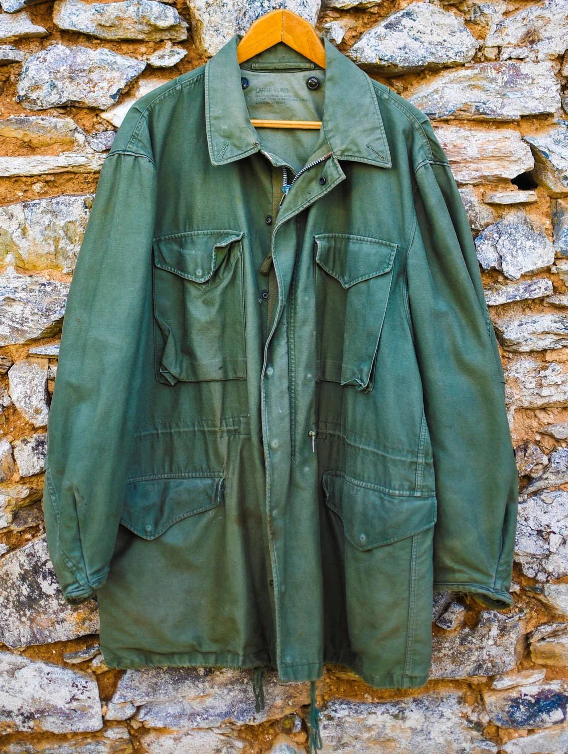 M51 jacket us army hand painted born loser/ veste de combat modèle 1951 peinte à la main - L'Insoumis Clothing