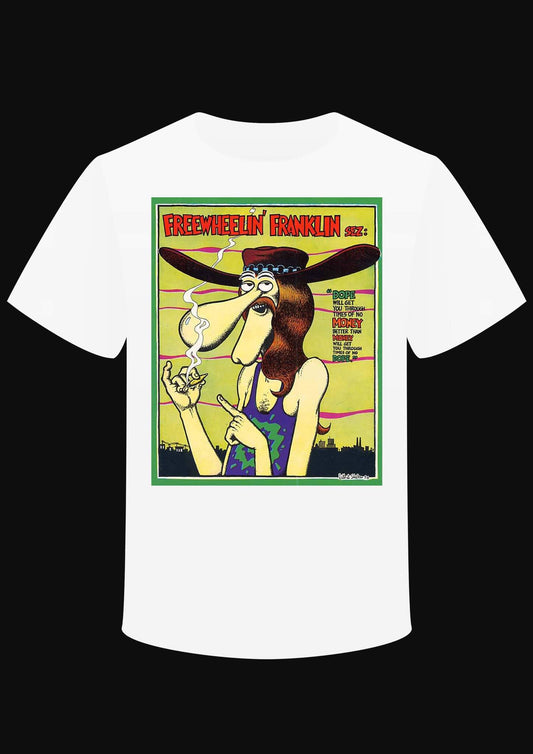 T-shirt "Freewheelin' Franklin" - L'Insoumis Clothing