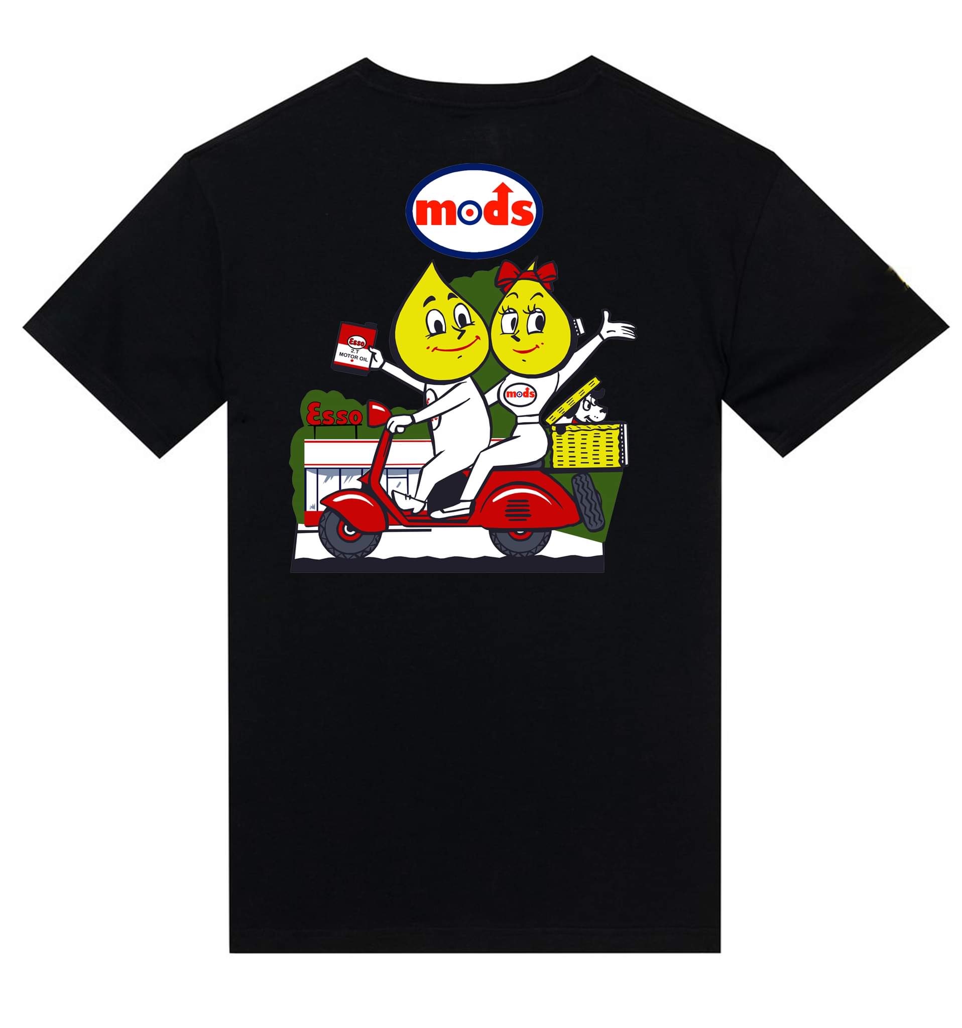 T-shirt "Mod's ESSO" Scooter - L'Insoumis Clothing